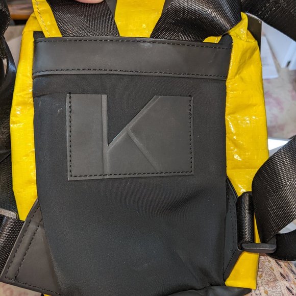 SOLD - KENDALL + KYLIE Parker Mini Backpack in Yellow and Black - Picture 5 of 8